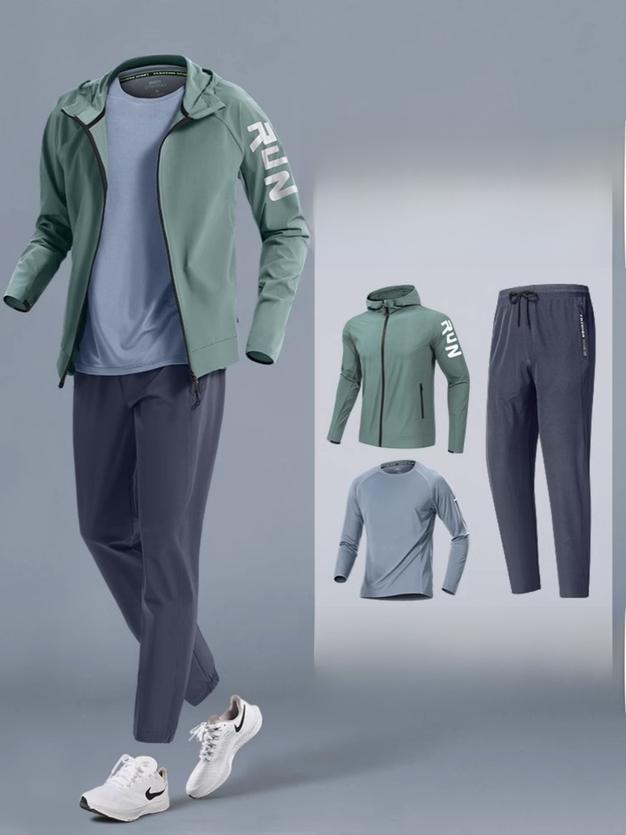 Running Gear For Winter - Aymelon Heren Outdoor Morning Run Fietspak