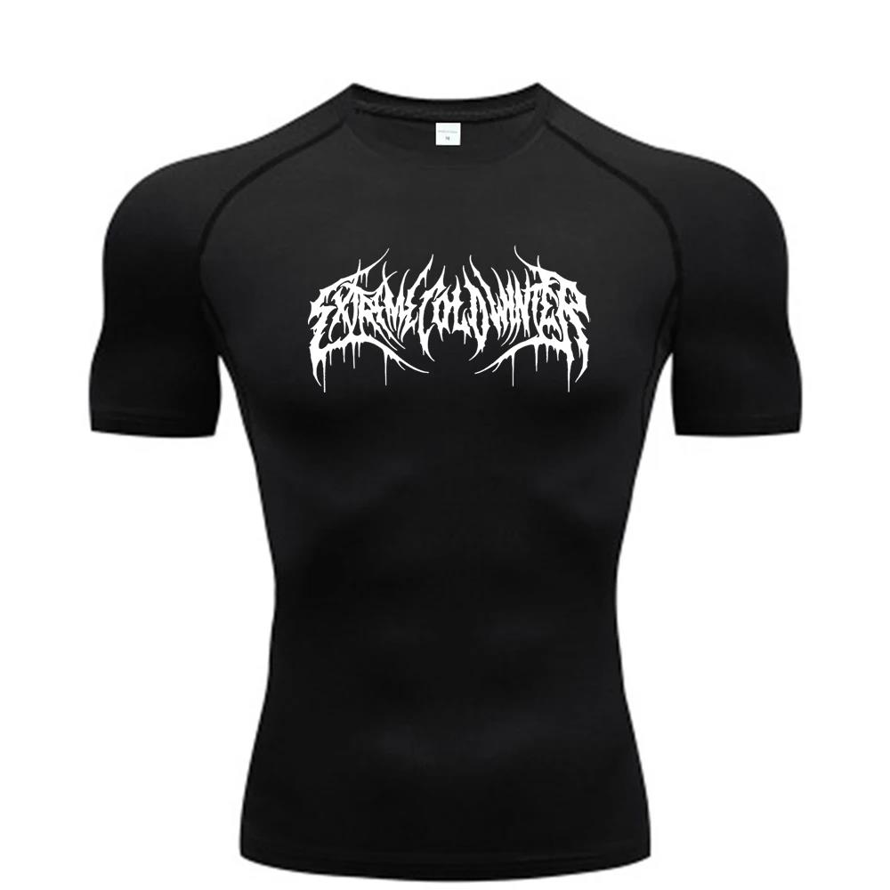Running Gear Winter - Zomer compressie sweatshirt korte mouw heren