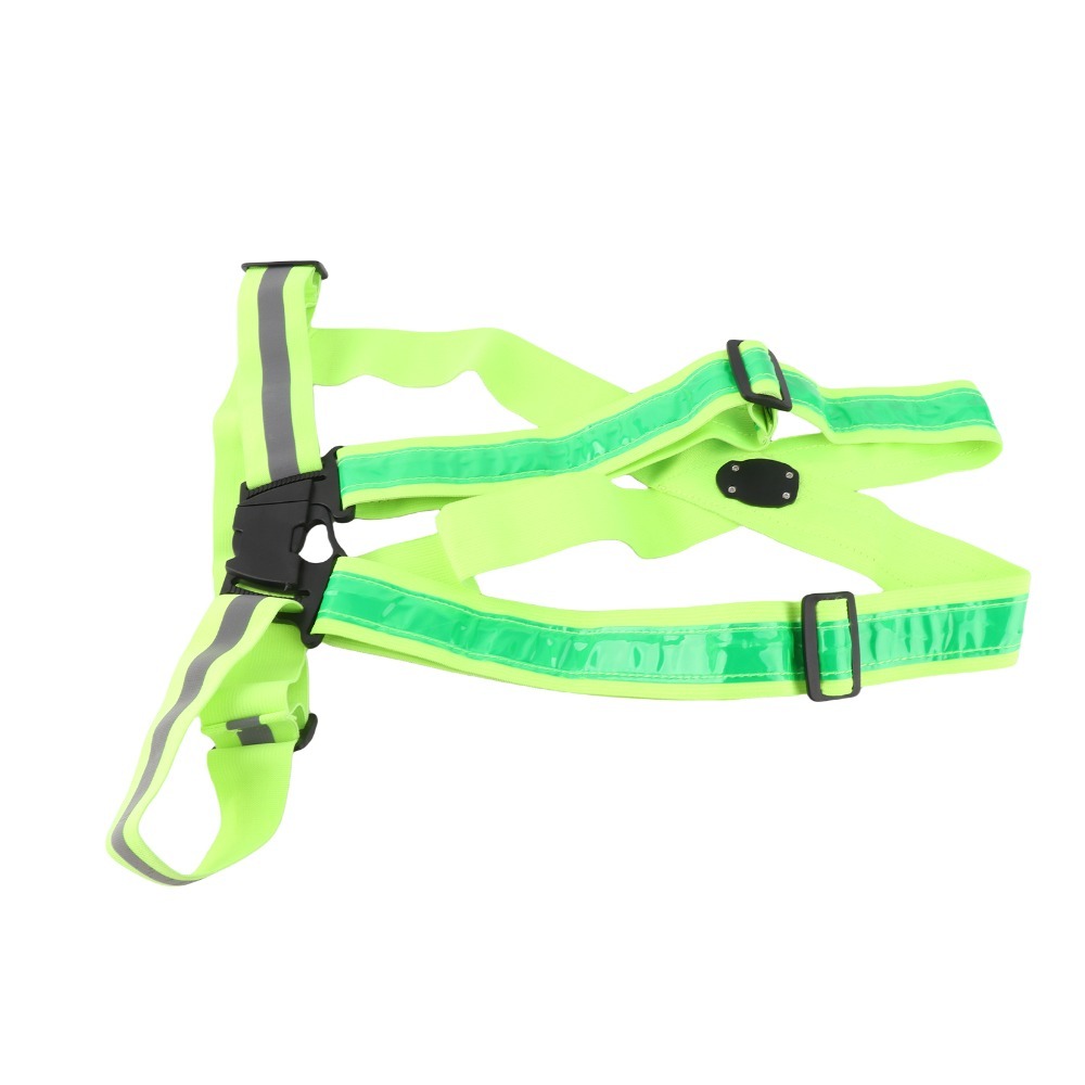 Nieuw polyester LED veiligheid - Running Gear Green recensie en prijs