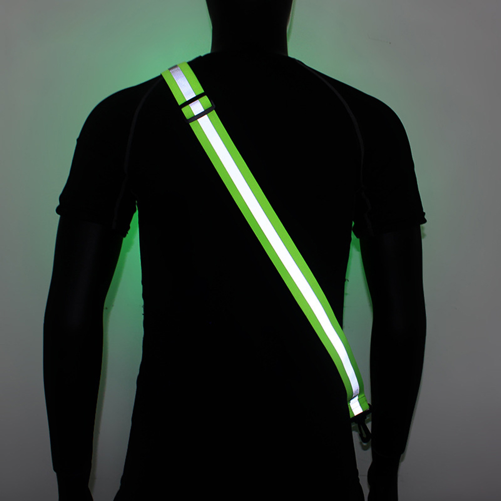 USB oplaadbare reflecterende w - Running Gear Green recensie en prijs
