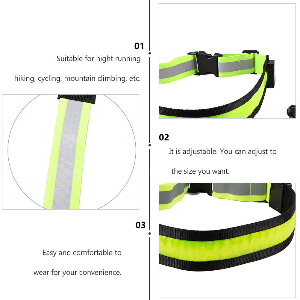 LED Oplaadbare reflecterende r - Running Gear Green recensie en prijs