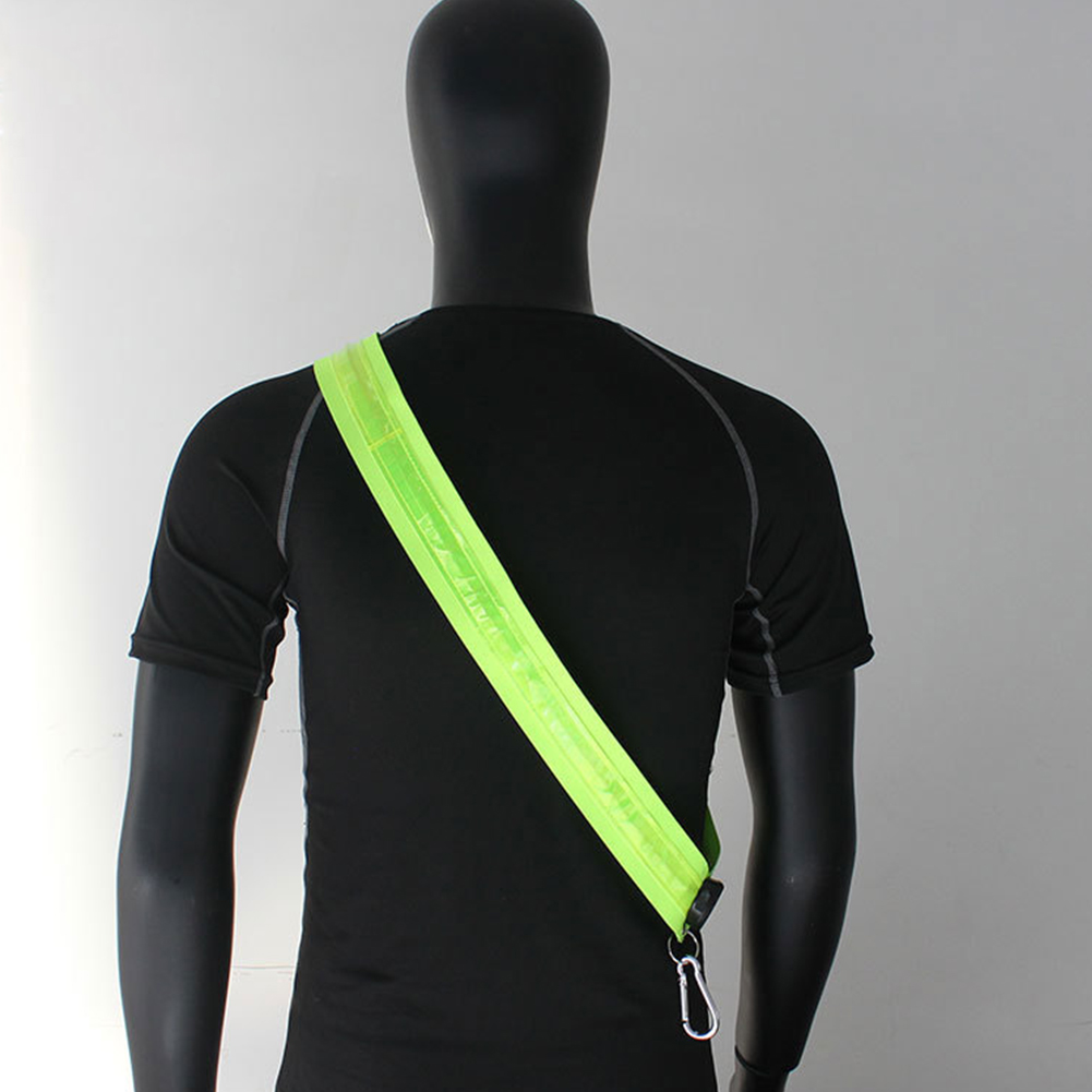 Verlichte schouderbanden, opla - Running Gear Green recensie en prijs