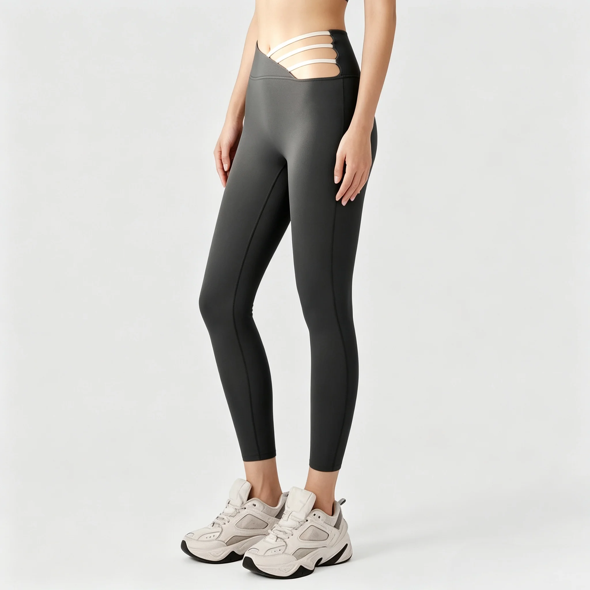 Dames Hollow Out Ripped Yoga L - Running Gear Outfit recensie en prijs