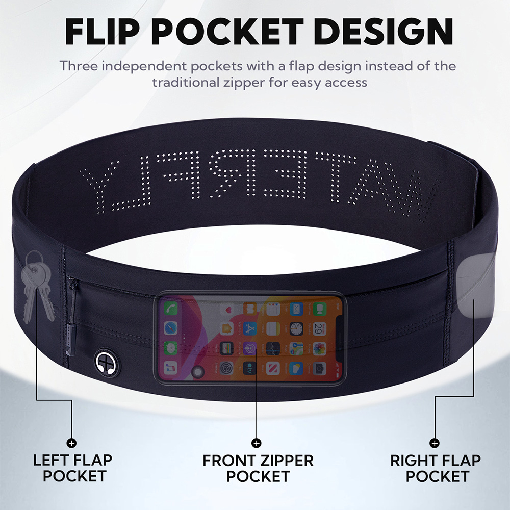 WATERFLY hardloopriem heuptasj - Running Gear Organizer recensie en prijs
