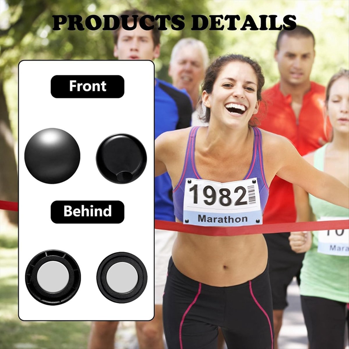 AD45 12 stuks hardloopnummercl - Running Gear For Marathon recensie en prijs