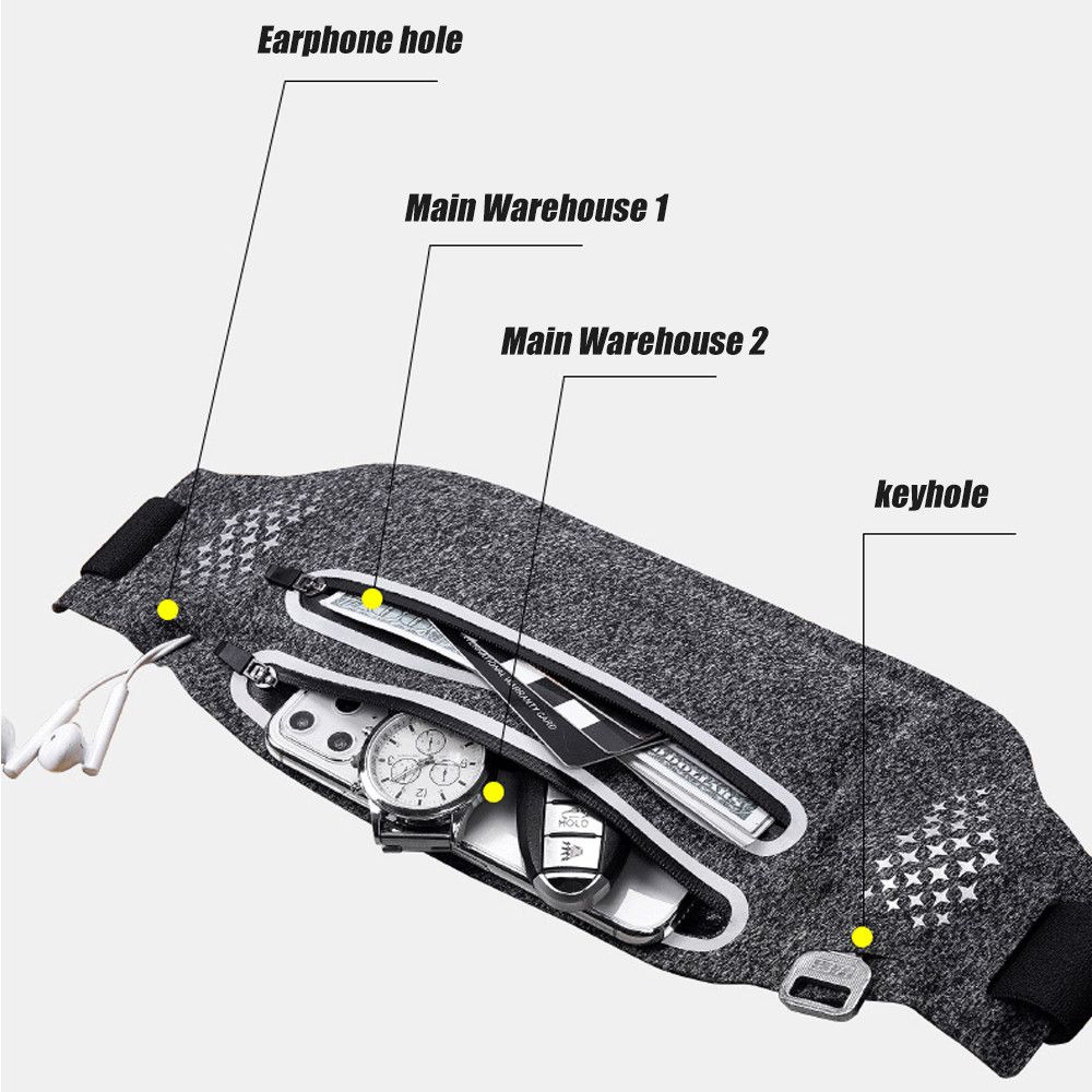 1 Stuk Heuptasje Voor Dames He - Running Gear Organizer recensie en prijs