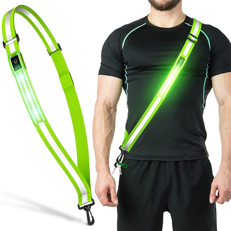ABPF LED Reflecterende Band Lo - Running Gear Green recensie en prijs